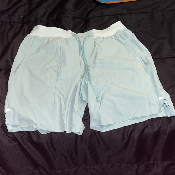 lululemon athletica Light Blue Athletic Shorts - Picture 1 of 3